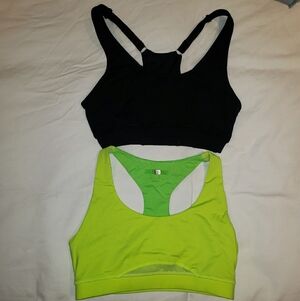 Lot of two sports bras